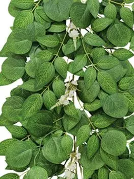 2 шт. настенное искусственное шифрование зеленое растение имитация ивы ротанг для украшения стены балкона гостиной