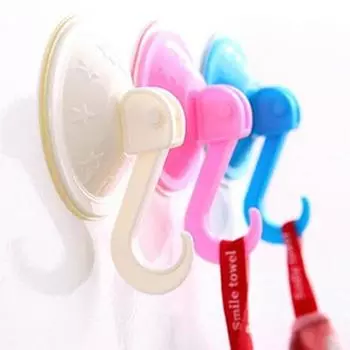 2 шт. настенные крючки вешалка для кухни, ванной комнаты, шкафа, присоски, набор крючков на присоске One Size