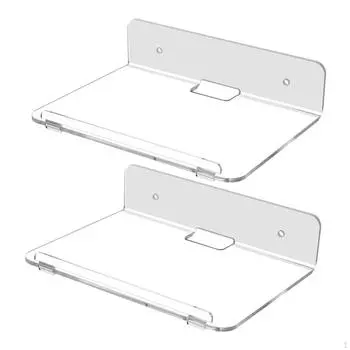 2 шт. настенные плавающие полки акриловые полки выступы для специй