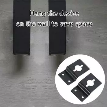 2 шт. настенных кронштейнов для динамиков, прочные кронштейны для динамиков, универсальная подвеска для динамиков для любителей музыки чёрный