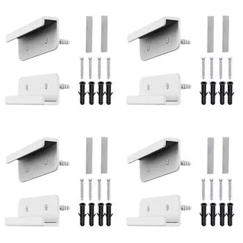 2 шт. Настенный держатель для планшета для iPad/iPhone 15 14/Samsung(белый)