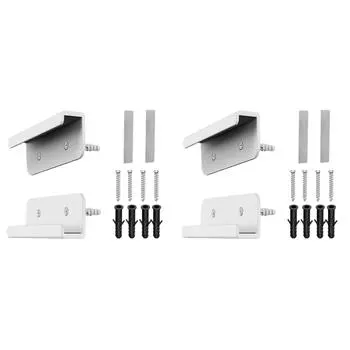 2 шт. Настенный держатель для планшета для iPad/iPhone 15 14/Samsung(белый)