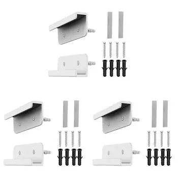 2 шт. Настенный держатель для планшета для iPad/iPhone 15 14/Samsung(белый)