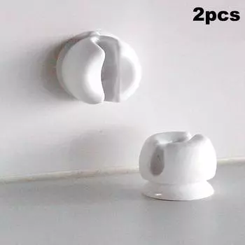 2 шт. Настенный держатель для зубных щеток, перфорированная полка, стойка для хранения зубных щеток белый