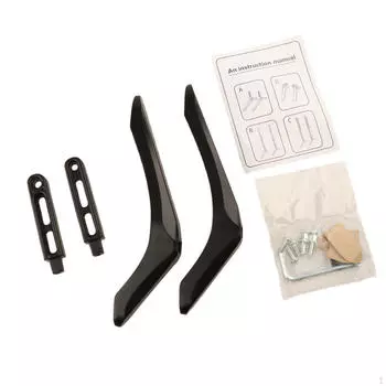 2 шт. настольная подставка для телевизора с кронштейнами для крепления основания, устойчивая треугольная конструкция для телевизора