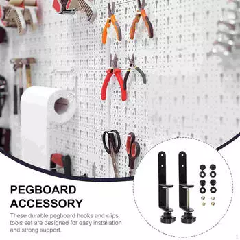 2 шт. настольное крепление Pegboard зажимы для стола металлические крепежные зажимы стоячая опорная панель