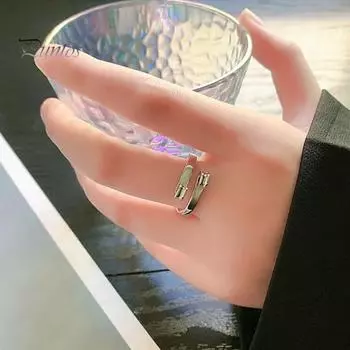 2 шт. натяжные кольца для вязания крючком, регулируемые, легко носить, нержавеющие, прочные, из сплава, с гладкой поверхностью, обруч для вязания крючком из пряжи серебряный