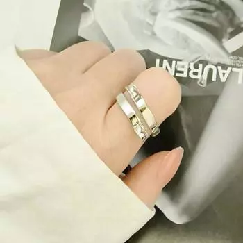 2 шт. натяжные кольца для вязания крючком, регулируемые, легко носить, нержавеющие, прочные, из сплава, с гладкой поверхностью, обруч для вязания крючком из пряжи серебряный