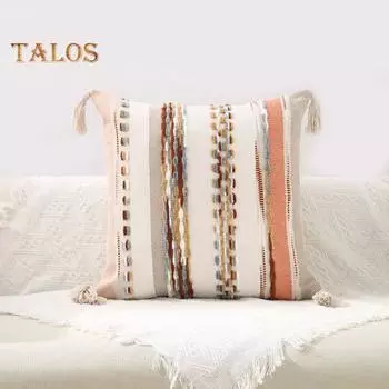 2 шт. наволочка 3D полосатый жаккард с потайной застежкой-молнией в скандинавском стиле наволочка для подушки для спальни, гостиной, дивана, украшения для вечеринки наволочка E