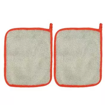 2 шт. нейлоновая банная салфетка с мелкой сеткой многофункциональная двухсторонняя отшелушивающая глубокая чистка банная салфетка