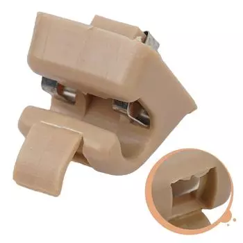 2 шт. нейлоновых держателя для солнцезащитного козырька для Mercedes W201 W123 W124 W126 W140 W201, аксессуары, бежевый, серый серый