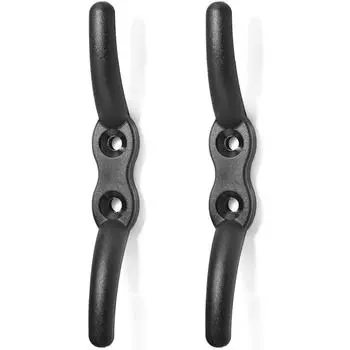 2 шт. нейлоновый лодочный уток, 4-дюймовый черный канатный уток, тяжелый канатный уток для морской швартовки 113mm