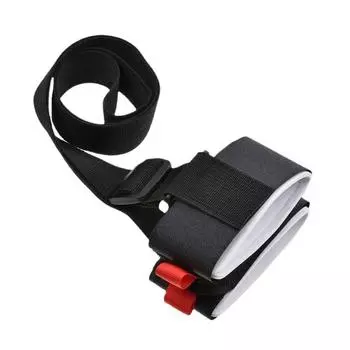 2 шт. нейлоновый ремень для лыжной ручки, регулируемый ремень для палки, сноубордический ремень для лыжной сумки, сноуборд розовый