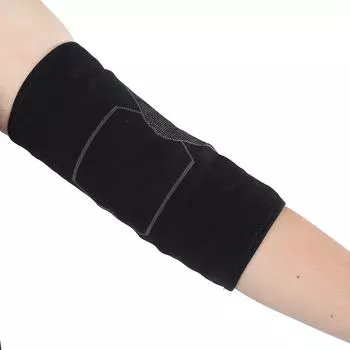 2 шт. нейлоновый вязаный налокотник, кубический компрессионный ремень, дышащая защита, для занятий спортом на открытом воздухе, XL