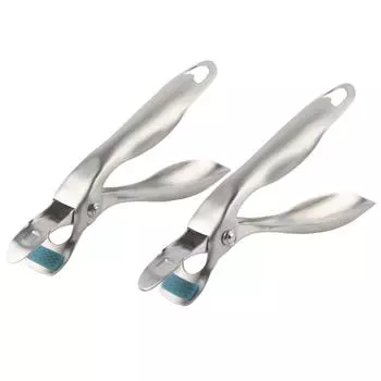 2 шт. нержавеющая сталь антиожоговый зажим для тарелок щипцы для мисок держатель для тарелок кухонные щипцы