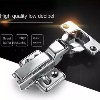 2 шт. Нержавеющая сталь гидравлический шкаф дверной петли петли для мебели шкафа демпфер буфер мягкое бесшумное закрытие для всей кухни