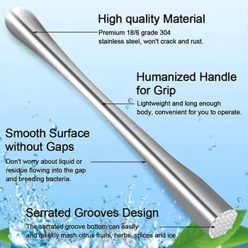 2 шт., нержавеющая сталь, коктейльная ложка, барная ложка для смешивания, коктейльная ложка для перемешивания длинных напитков, барменская ложка, барные аксессуары