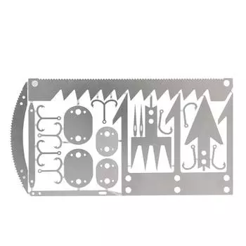 2 шт., нержавеющая сталь, ручная работа, принадлежности для кемпинга на открытом воздухе, многофункциональный инструмент для выживания, рыболовные снасти H