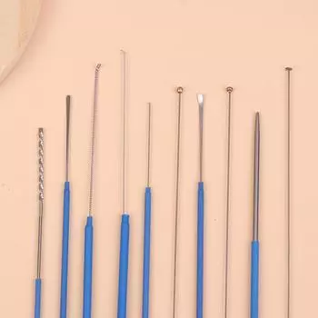 2 шт. нержавеющая сталь ушной ершик для удаления серы кюретка ушной инструмент ложка для чистки палочка ушной ершик инструменты для ухода за ушами 3