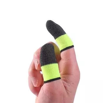 2 шт. Нескользящие напальчники Дышащие Серебряное волокно Нескользящие Игровые Проводящие Бытовая электроника Маст-хэв Игровые напальчники