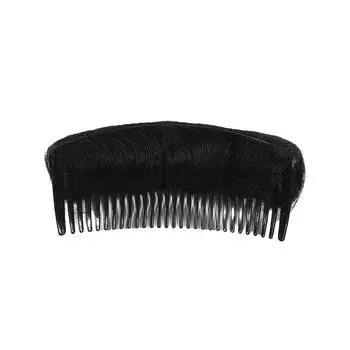 2 шт. Невидимая основа для клипс для накладных волос, пушистая подкладка для волос для увеличения объема и укладки, аксессуары для женщин и девушек One size чёрный