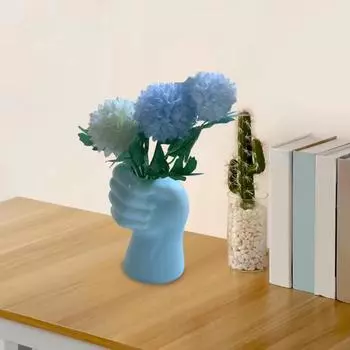 2 шт. Нежная ваза в виде человеческого тела, декоративная пластиковая ваза, протез руки, ваза для цветов, гостиная белый