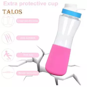 2 шт. Нижний рукав бутылки с водой для Cirkul 22 унции Защитный чехол Противоскользящий силиконовый защитный чехол для бутылок синий