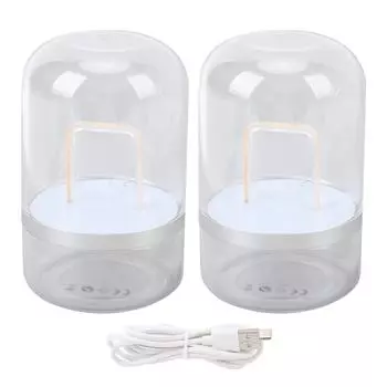 2 шт. Ночной светильник с большим расстоянием WiFi, дистанционное зондирование 1800K 2200K, интерактивные настольные прикроватные лампы для T