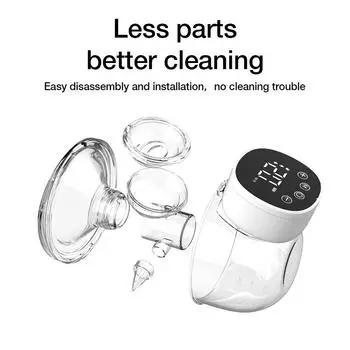 2 шт. носимый молокоотсос Hands Free электрический портативный мощный молокоотсос без BPA сборщик грудного молока