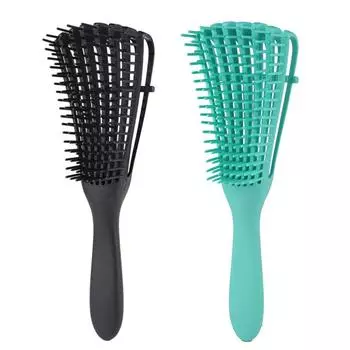 2 шт., новая массажная расческа для кожи головы, женская расческа для распутывания волос, расческа против завязок и узлов разноцветный