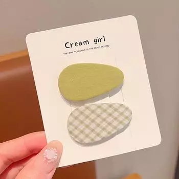 2 шт. Новая весенняя детская заколка-челка для волос, милая заколка-невидимка, аксессуары для волос, детская заколка для волос, которая не повреждает волосы, заколка для волос для девочки, головной убор Size fits all