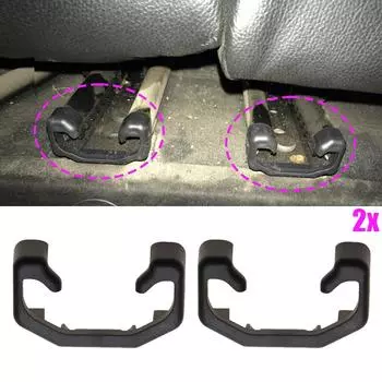2 шт. Новые для Seat Ibiza 6J 2008 2009 2010 2011 - 2017 Altea Freetrack автомобильное сиденье скользящий зажим скользящая направляющая заглушка крышка черный