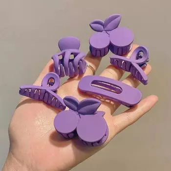 2 шт. Новые фиолетовые заколки-зажимы в форме геометрической фигуры для детей, головные уборы для девочек, милые школьные зажимы для девочек, модные заколки-держатели для волос в форме акулы
