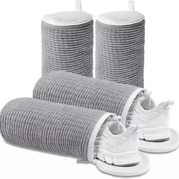 2 шт. новый мешок для стирки обуви прочный мешок для стирки застежка-молния мешок для чистки обуви многоразовый легко удаляет грязь мешок для стирки серый