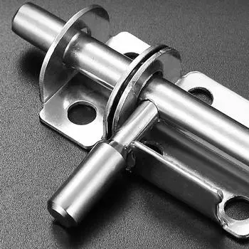 2 шт. новый противоугонный деревянный дверной болт из нержавеющей стали мебельная фурнитура защелка защелка противовзломный утолщенный замок навес