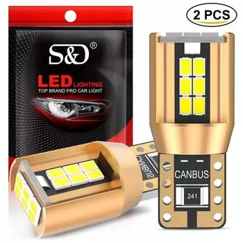 2 шт. новый T10 W5W супер яркий 2016 светодиодный автомобильный парковочный фонарь WY5W 194 168 автоматический клиновой поворот боковые лампы Canbus внутренние купольные лампы для чтения 12 В