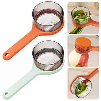 2 шт. Нож для чистки овощей и фруктов с ящиком для хранения, овощечистка с контейнером, эргономичная ручка, овощечистка для домашней кухни 2pcs зелёный/оранжевый