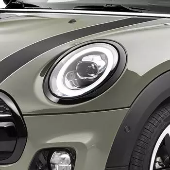 2 шт., ободок для фар, отделка 51712355791 51712355798, отделка передних фар автомобиля, декоративная крышка для MINI F55 F56 F57, аксессуары CHINA