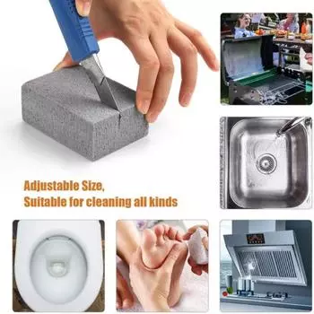 2 шт. очиститель для гриля, режущий камень, прочная щетка для очистки, многофункциональная прочная щетка для удаления грязи и ржавчины, чистящие принадлежности