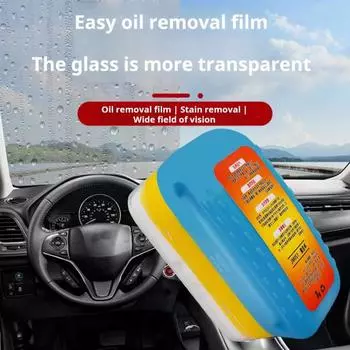 2 шт. очиститель масляной пленки на стекле автомобиля, щетка для очистки масляной пленки на лобовом стекле, эффективная и надежная