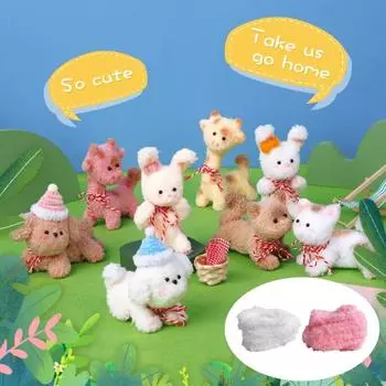 2 шт., очистители труб, 15 мм, гибкие, увеличивают взаимодействие родителей и детей, DIY ремесленные очистители труб, стержни из синели для взрослых и детей белый