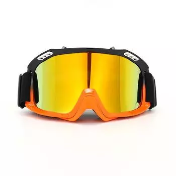 2 шт. очки для езды на велосипеде, квадроцикле, мотоциклетные очки для мотокросса для мужчин, женщин, молодежи one size чёрный/красный