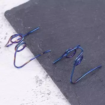 2 шт. одноотверстие универсальная пружина мотоцикл скутер дисковый тормоз суппорт пружина тормозная колодка автоматический сепаратор шрапнель