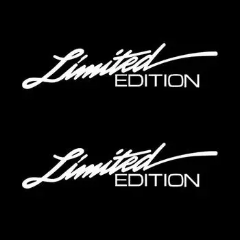 2 шт. ограниченный тираж логотип эмблема значок металлическая наклейка наклейка автомобильные аксессуары авто DIY украшения наклейка белый / черный / цветной