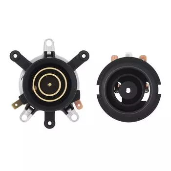 2 шт. Основание электрочайника Термостат Переключатель температуры Черный Прочный Контроль мощности Легкая замена