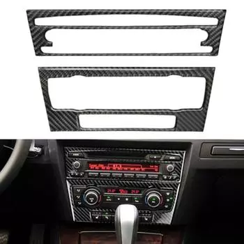 2 шт. Отделка панели из углеродного волокна Надежная установка