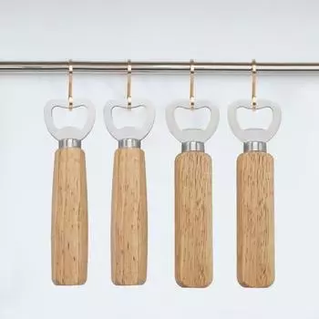 2 шт., открывалка для бутылок, прочная открывалка для пивных бутылок из нержавеющей стали с удобной ручкой, прочный кухонный гаджет B