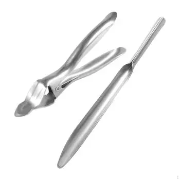 2 шт., открывалка для дуриана, ручной инструмент, сепаратор, резак для арбуза, слайсер, шелушащий зажим, нержавеющий