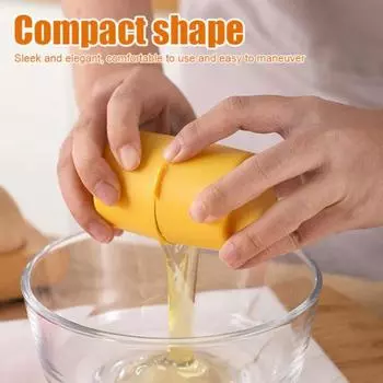 2 шт. открывалка для яиц, инструмент для открывания яиц, ручной инструмент для разбивания яиц, многофункциональный резак и разделитель яиц, простая очистка, кухонный гаджет без беспорядка A
