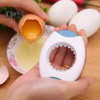 2 шт. открывалка для яиц силиконовый резак для яичной скорлупы разделитель пищевой эффективный дизайн универсальный инструмент для яиц для легкого отделения яичного белка от желтка 2pcs